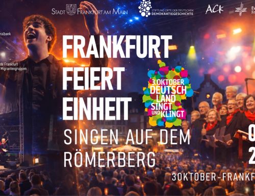 Frankfurt feiert Einheit mit Deutschland singt und klingt am 3. Oktober
